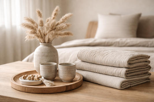 Natürliche Materialien im Interior – Warum Holz, Leinen & Keramik Ruhe schaffen