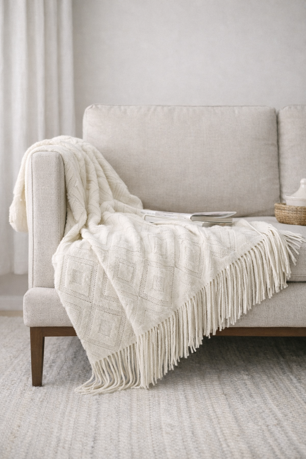 Soft Jacquard – Wohndecke